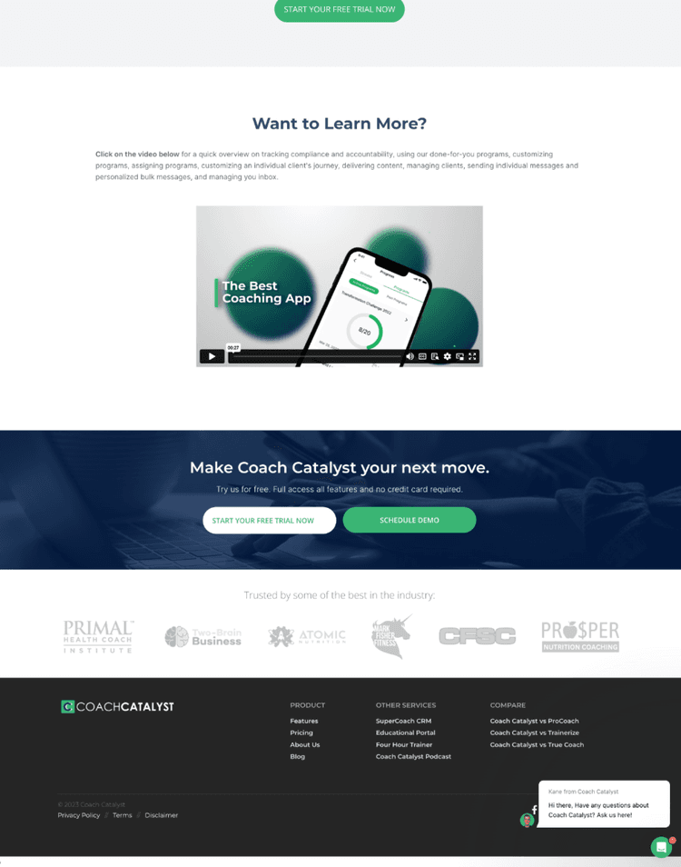 project details page